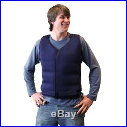 Ice Vest Cooling Work Medical Close Cold Body Freeze Adult Navy Suit Park Sports