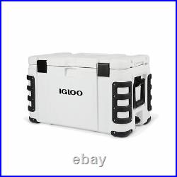 Igloo 00048491 Leeward 50 Quart Marine Grade Insulated Ice Chest Cooler, White