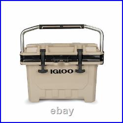 Igloo 00049857 IMX 24 Qt. Heavy Duty Injected Molded Construction Cooler, Tan
