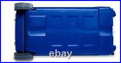 Igloo 110-Qt. Hard Sided Roller Rolling Cooler with Wheels & MaxCold 5 Day BLUE
