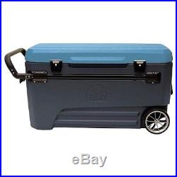 Igloo 110 Qt. Wheeled Cooler Grey Ultratherm 5 Days Cooling Telescoping Handle