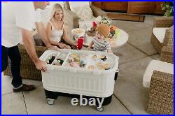 Igloo 125 qt. Party Bar Wheeled Ice Chest open-air beverage tub