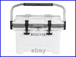 Igloo 24 qt. IMX Series Ice Chest Cooler Gray/White 16.14 x 24.41 x 16.14 In