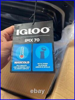 Igloo 50495 IMX Rugged Blue 105-Cans Reusable Cooler 26.68 Lx12 Hx14.43 W in