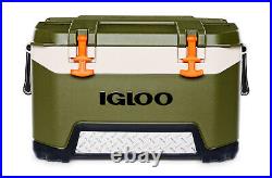 Igloo 52 qt. BMX Hard Sided Ice Chest Cooler, Green and Orange