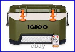 Igloo 52 qt. BMX Hard Sided Ice Chest Cooler, Green and Orange