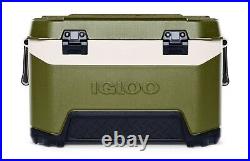 Igloo 52 qt. BMX Hard Sided Ice Chest Cooler, Green and Orange 10.34 lb