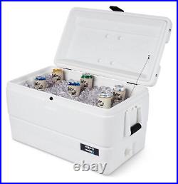 Igloo 72 qt. Hard Sided Ice Chest Cooler, White 11.6 lbs 44685 72-Quart