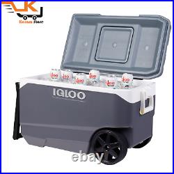 Igloo 90-Quart Maxcold Latitude Flip and Tow Wheeled Cooler