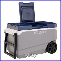 Igloo 90-quart Maxcold Flip and Tow Cooler, Oversized Wheels