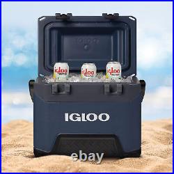 Igloo BMX 25 Quart Ice Chest Cooler with Cool Riser Technology, Rugged Blue
