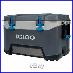 Igloo BMX 52 quart Cooler Carbonite Carbonite Blue Extremely durable Gray