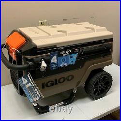 Igloo Brown Upto 4 Day Ice Retention Trail Mate Journey All Terrain Cooler 70 QT