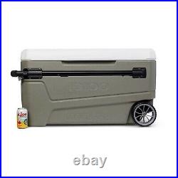 Igloo Glide Heavy-Duty Roller Cooler-5-Day Ice Retention (110 qt.)