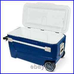 Igloo Glide Roller Cooler, (110 Qt.) 5-day ice retention Oversized rally wheels