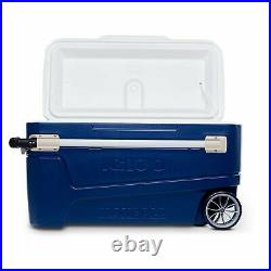 Igloo Glide Roller Cooler, (110 Qt.) 61034535 Heavy Duty 5-day ice retention