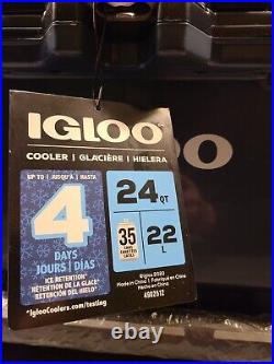 Igloo IMX 24 Qt Cooler (Navy Blue) 32803 with Free Wire Basket