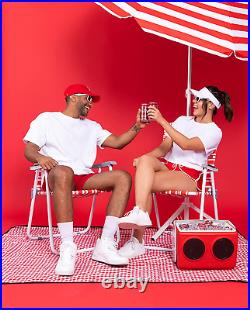 Igloo Kooltunes Boombox Cooler red white bluetooth bt new speakers rechargeable