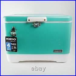 Igloo Legacy 54 Qt Cooler, Crystal Ocean Dented Cooler