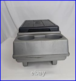 Igloo Little Kool Rest Car Cooler Console Can Cup Holder Vintage Two-Toned Grey