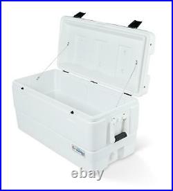 Igloo Marine-Grade Ultra 94-Quart Cooler White Ice Box Non Slip Grip Rust Resist