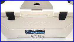 Igloo MaxCold 165 Hard Sided Portable Cooler, 165qt, White, 50048