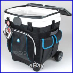 Igloo Maxcold Cool Fusion 36 Can Roller Carry-All Cooler Blue Trim