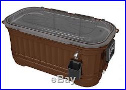Igloo New Party Outdoor Patio Rolling Ice Chest Cooler Bar, 125 Quart, Bronze