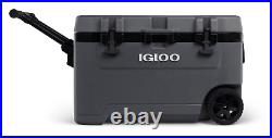 Igloo Overland 72 qt. Ice Chest Cooler with Wheels, Gray