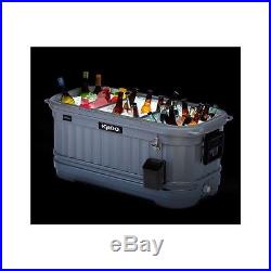 Igloo Party Bar Cooler Powered by LiddUP 125 Quart Rolling NEW