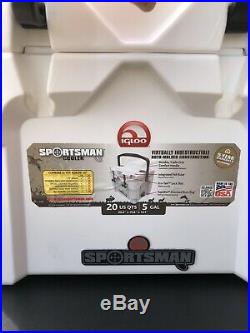 Igloo Sportsman Cooler 20 US Quart/5 Gallon White NEW
