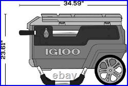 Igloo Trailmate Journey 70 Quart Cooler Gray