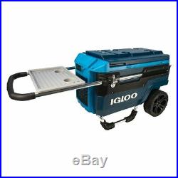 Igloo Trailmate Journey Cooler 70qt Utility Drinks Cart Mobile Portable Cooler