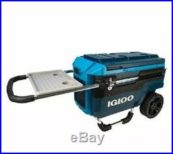Igloo Trailmate Journey Cooler 70qt Utility Drinks Cart Mobile READ DESCRIPTION