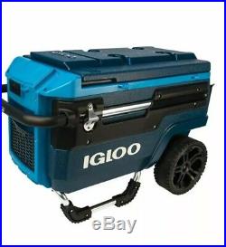 Igloo Trailmate Journey Cooler 70qt Utility Drinks Cart Mobile READ DESCRIPTION