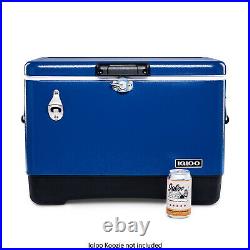 Igloo Ultratherm 54 Qt Modern Steel Legacy Cooler Chest with Handles (Open Box)