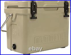 Insulated Hard Ice Chest with Durable Double-Walled Rotomolded Construction