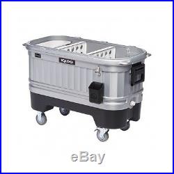Insulated Ice Chest Party Bar 125 Qt. Cooler Beverages Tailgating Portable LED