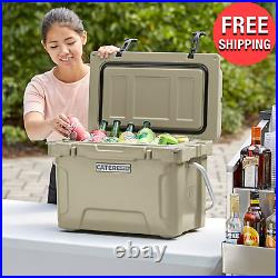 Insulated Portable Heavy-Duty Ice Chest Cooler Outdoor Fishing Camping 20 Qt