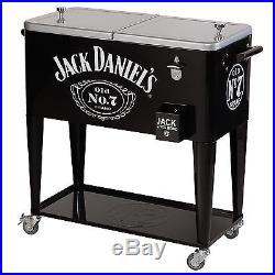 Jack Daniel's Lifestyle Products 80 Qt. Rolling Cooler