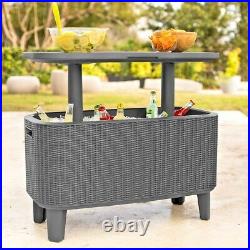 KETER Bevy Bar Table and Cooler COMBO, Brown, BRAND NEW, FAST SHIPPING