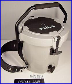 KULA 2.5 Gallon Round Bucket COOLER with Strap & Handle! Great For SUP & Fishing