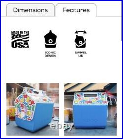 Keith Haring Together x Igloo Little Playmate 7 Qt Cooler 9 Cans LIMITED EDITION