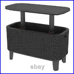 Keter Bevy Bar, Perfect for outdoor gatherings, Weather and UV protected, Rattan