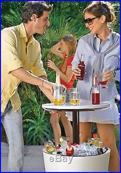 Keter Cool Bar Table Refrigerator Garden Furniture Bar Ice Cold Drink Outdoor