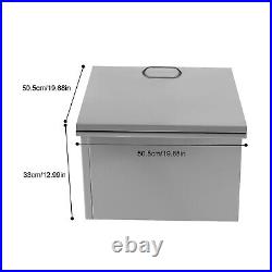 Kitchen Drop-in Ice Chest Cooler Juice Ice Bin 20''x 20''x 13'' Stainless Steel