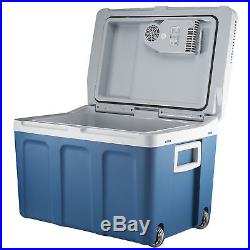 Knox 48 Quart Electric Cooler with Built in AC/DC Plug Blue