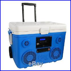 KoolMax 40 qt. Cooler with Bluetooth PA System and charging station