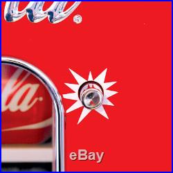 Koolatron Coca-Cola Official Design Push Button Vending Machine Mini Fridge