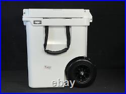 Landworks GUT147 45QT Portable Wheeled Rotomolded Cooler White New Open Box